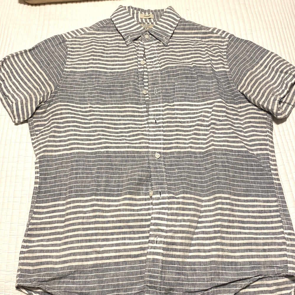 J Crew button down shirt (linen)